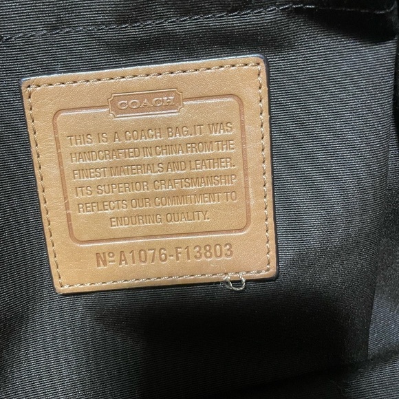 Coach Brown and Tan Tote Bag - Picture 6 of 7